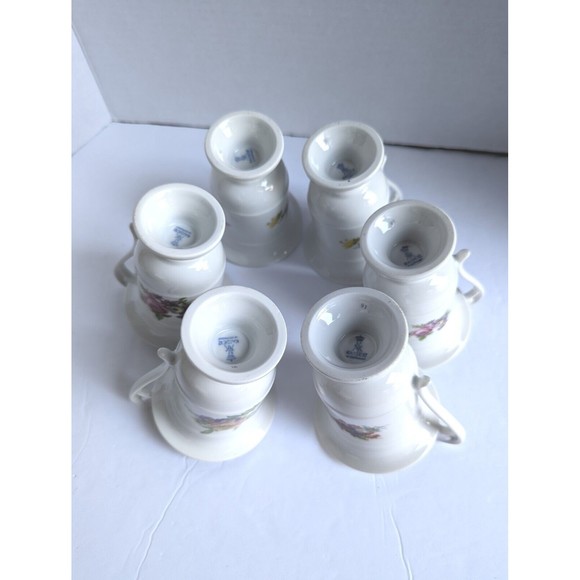 Rare Vintage Kaiser West Germany Porcelain Footed Tea Coffee Cappuccino Mug Cup - Picture 9 of 12